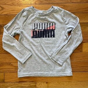 Puma | Long Sleeve Gray Shirt | Boys 4t